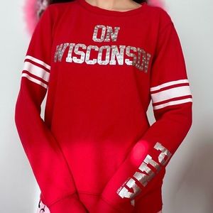 PINK Victoria’s Secret Wisconsin Badgers sweatshirt
